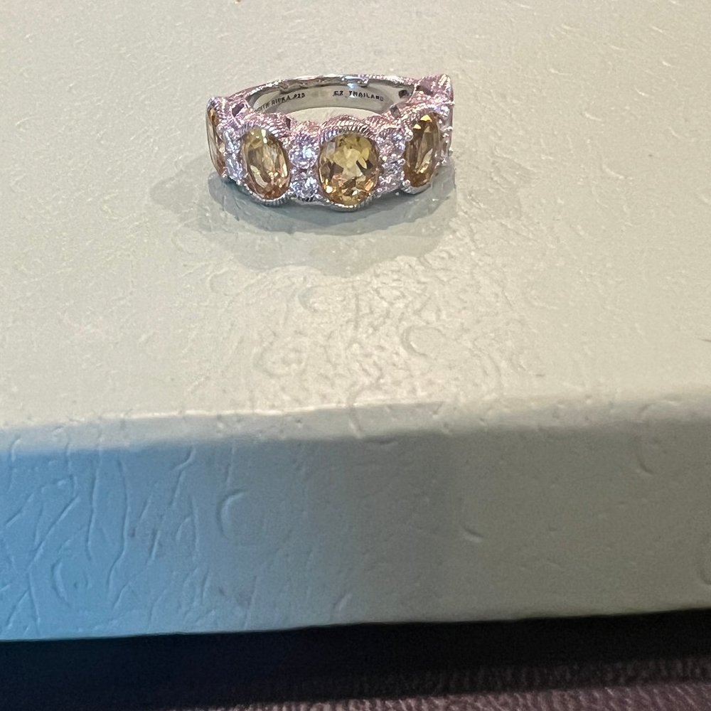 Judith Ripka Golden Beryl Ring